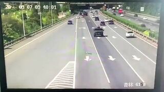 An Armored Vehicle Had An Accident