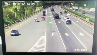An Armored Vehicle Had An Accident