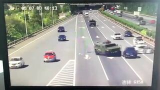An Armored Vehicle Had An Accident