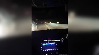 Accident Recorded From Inside The Car