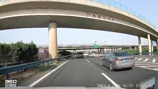Crashed Car Performing Stunts