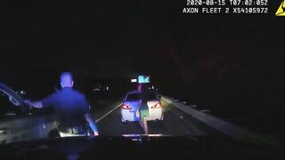 Dashcam Shows Driver Ramming Police Car During Traffic Stop