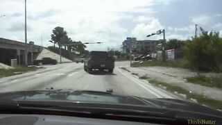 Dashcam Footage Shows The Suspect Driving At High Speed Before The Accident