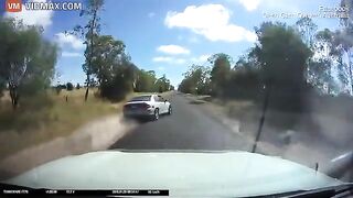 The Driver Lost Control After Trying To Overtake