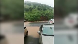 Crazy Landslide Filmed In China
