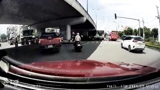 A Moped Driver Died On The Spot In Vietnam