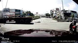 A Moped Driver Died On The Spot In Vietnam