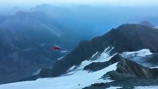 Dramatic Footage Of Rescue Helicopter Crashing During Rescue Operation