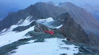 Dramatic Footage Of Rescue Helicopter Crashing During Rescue Operation