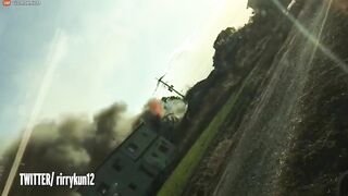 Japanese Military Helicopter Crashes Into Residential Area