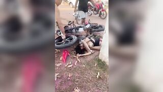 Leaving Her Breasts Exposed