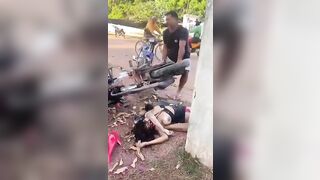 Leaving Her Breasts Exposed