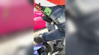 Motorcyclist Suffers Serious Leg Injuries After Crashing Under Truck