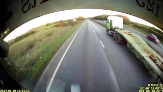Truck Driver Can Stop Runaway Truck