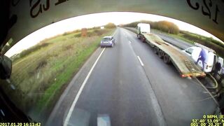 Truck Driver Can Stop Runaway Truck