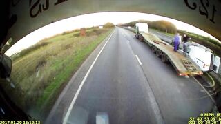 Truck Driver Can Stop Runaway Truck
