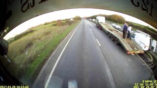 Truck Driver Can Stop Runaway Truck