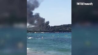 Luxury Yacht Worth Millions Of Pounds Destroyed In Fire