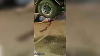 Man Crushed To Death By Truck Tire