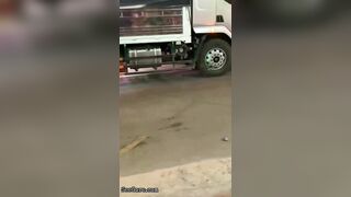 Man Crushed To Death By Truck Tire