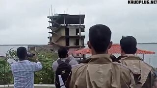 A Man Was Hit In The Head By Debris During Construction