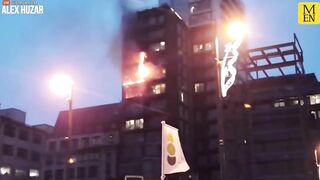 Footage Of Manchester North End Fire Appears To Show Heroic People