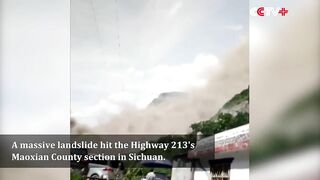 Massive Landslide Paralyzes China's Transportation