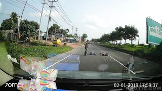 Minus Three When Trying To Overtake