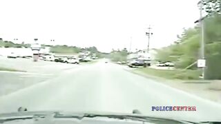 Miramichi Police Officer Crashes Into Utility Pole