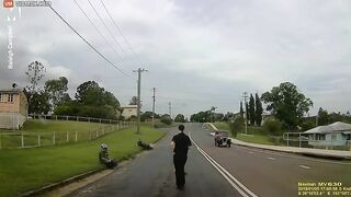 The Moment A Man Lost Both His Legs In A Bike Accident