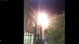 Shortly After The Fire Broke Out On The Fourth Floor Of Grenfell Tower