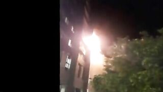 Shortly After The Fire Broke Out On The Fourth Floor Of Grenfell Tower