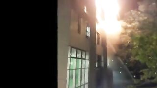 Shortly After The Fire Broke Out On The Fourth Floor Of Grenfell Tower