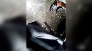 Motorcycle And Car Collision