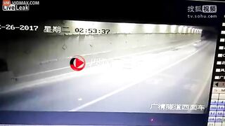 Motorcycle Evaporates After Collision With Car