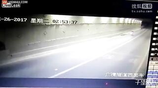 Motorcycle Evaporates After Collision With Car