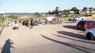 Motorcycle Racing Gone Wrong