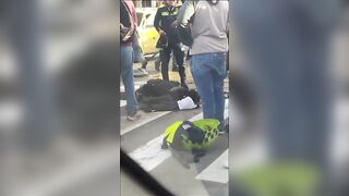 Motorcycle Police Officer Killed In Taxi Accident