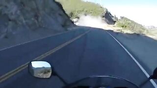 Motorcyclist Nearly Dies When Car Loses Control