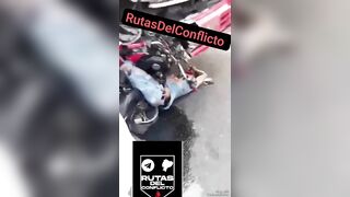 Motorcyclist Hits Moving Bus, Causing Fatal Accident