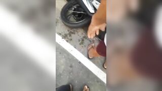 Motorcyclist Killed, Passenger Injured