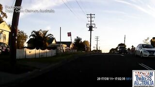 Motorcyclist Nearly Had An Accident After Turning Too Fast