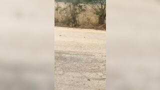 The Motorcyclist Was Thrown More Than 200 Meters