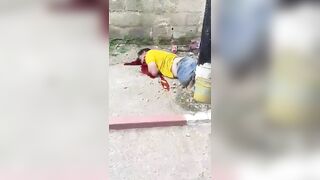 Motorcyclist Loses Control And Crushes Two People