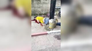 Motorcyclist Loses Control And Crushes Two People