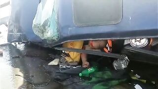 Rescue In A Car Accident