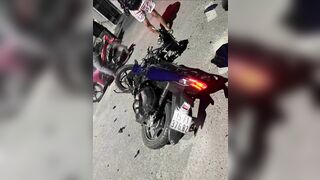 Speeder Ignores Stop Sign, But Encounters New Stop Sign
