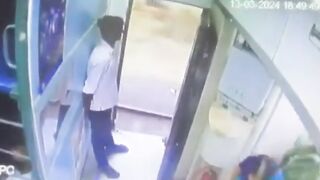 Thief Falls While Trying To Steal Woman's Necklace