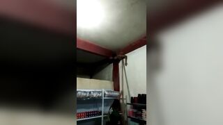 Thief Stuck In Wall And Beaten With Sticks Like A Piñata