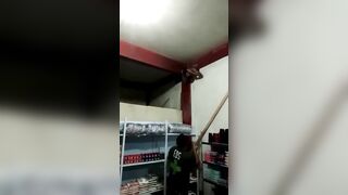 Thief Stuck In Wall And Beaten With Sticks Like A Piñata